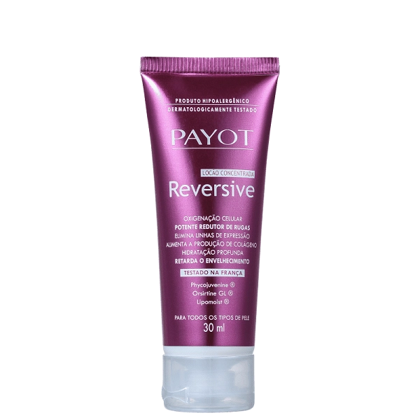 Produto: Loção Anti Idade Redutora de Rugas Payot Reversive 30ml