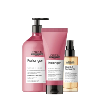 Produto: Kit L'Oréal Professionnel Pro Longer Shampoo 750ml Condicionador 200ml e Óleo 90ml