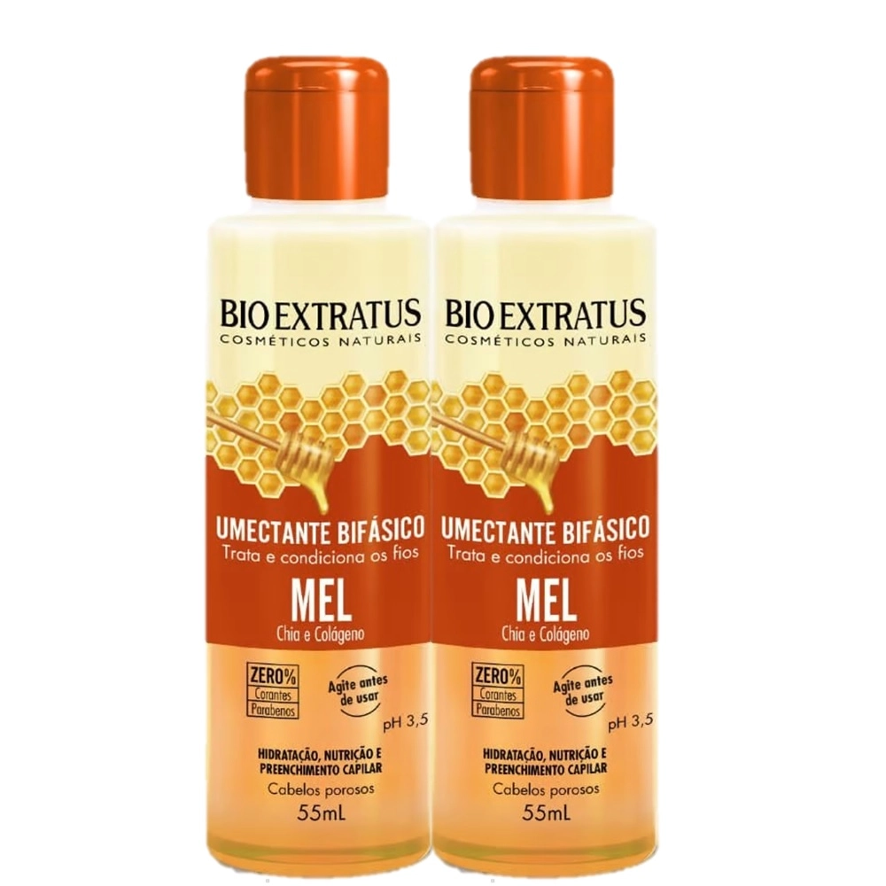 Produto: Kit Bio Extratus Mel - Umectante Bifasico 55ml (2 Unidades)