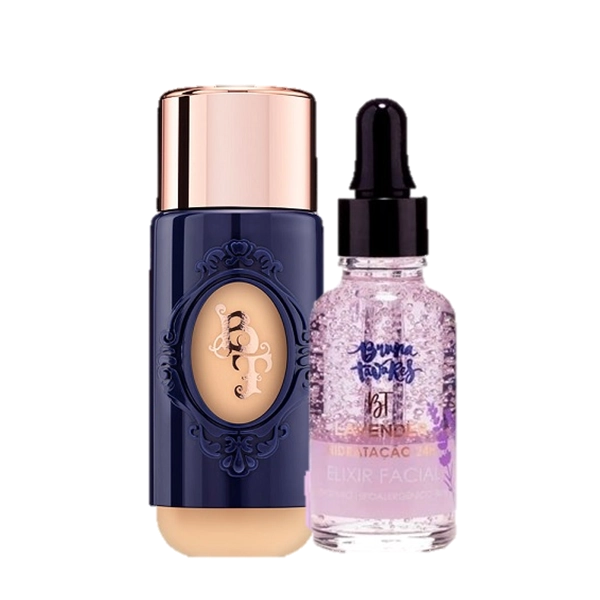 Produto: Bruna Tavares Base Liquida BT Skin L20 e BT Lavender Elixir Facial