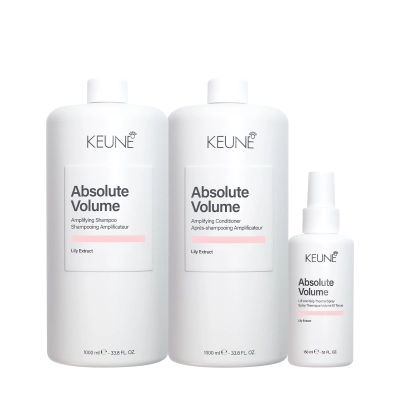 Produto Kit Keune Absolute Volume Shampoo Condicionador e Spray 3 Produtos