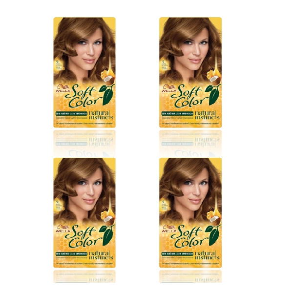 Produto Tonalizante Louro Natural 70 Soft Color Kit com 4 Unidades