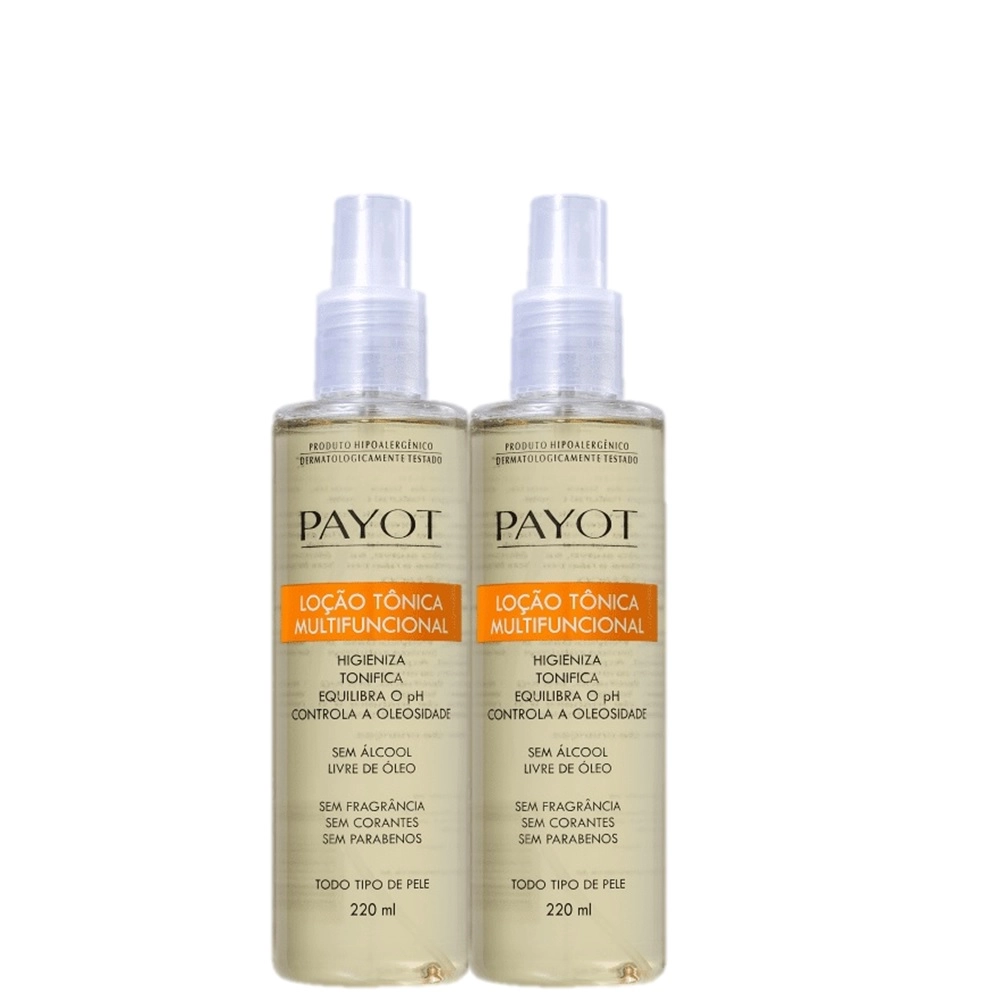 Kit Payot Multifuncional - Tonico Facial 220ml (2 Unidades) Produto: Kit Payot Multifuncional - Tonico Facial 220ml (2 Unidades)