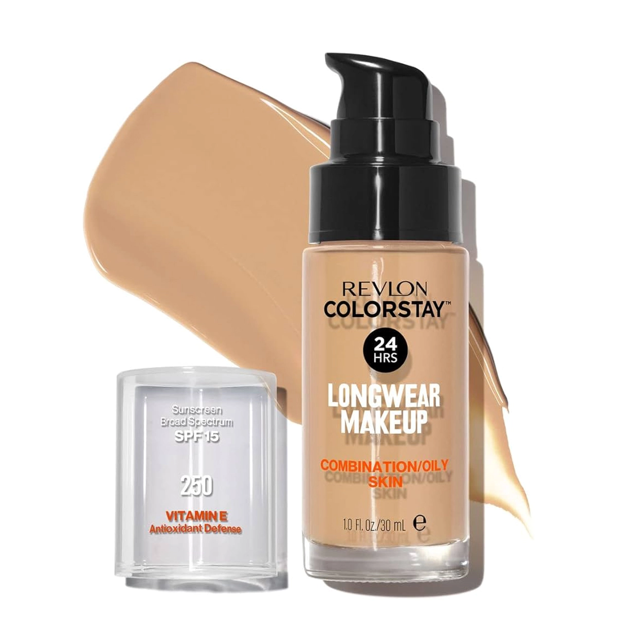 Produto: Base Líquida Colorstay 24 Horas 250 Fresh Beige Revlon Colorstay 30ml