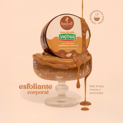 Esfoliante Corporal Doce De Leite Viçosa Haskell 150g Produto Esfoliante Corporal Doce De Leite Viçosa Haskell 150g