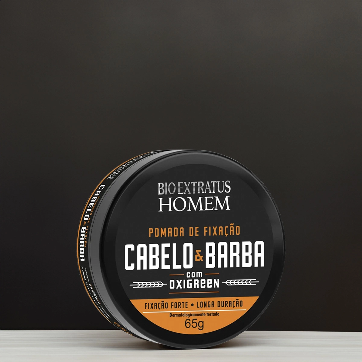 Produto: Pomada de Fixação Forte Cabelo e Barba Bio Extratus Homem 65g