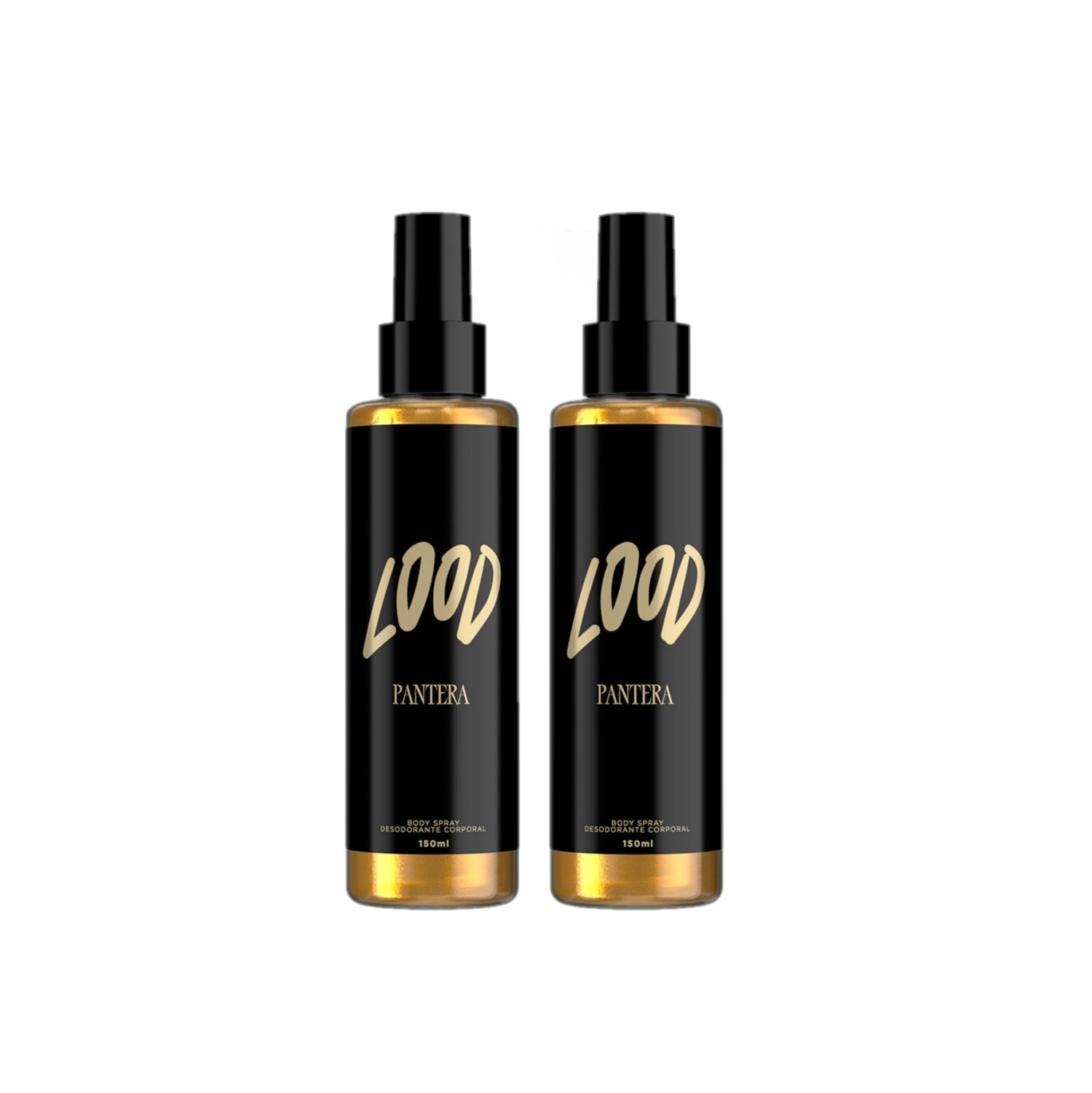 Produto: Kit Lood Pantera - Body Spray 150ml (2 unidades)
