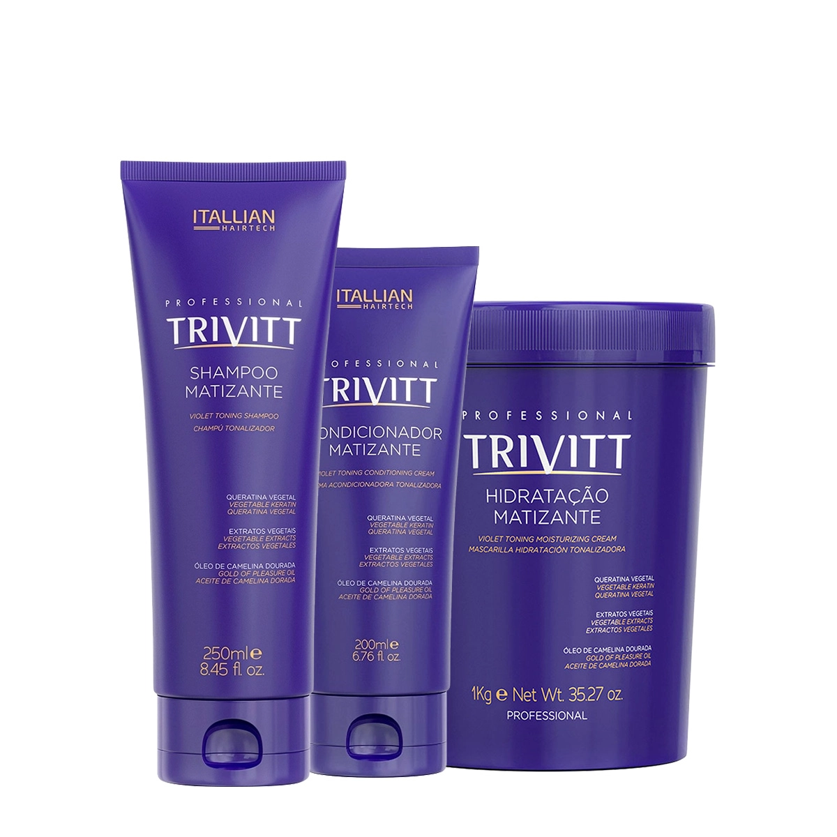 Produto: Kit Professional Trivitt Matizante Home Care  (3 produtos)