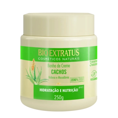 Produto: Bio Extratus Cachos Babosa - Banho de Creme 250g