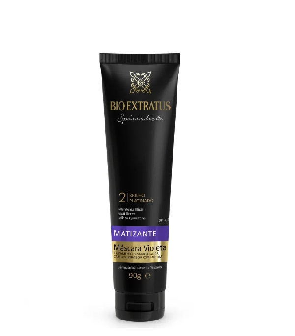 Kit Shampoo e Máscara Bio Extratus Specialiste Matizante Violeta 300ml e 90g Produto Kit Shampoo e Máscara Bio Extratus Specialiste Matizante Violeta 300ml e 90g