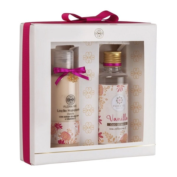 Produto: Flora Vie Vanilla Locao Hidratante e Oleo de Banho 140ml