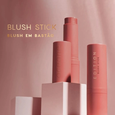 Produto: Blush em Bastão Glossy Rose Pink Océane Edition 20ml