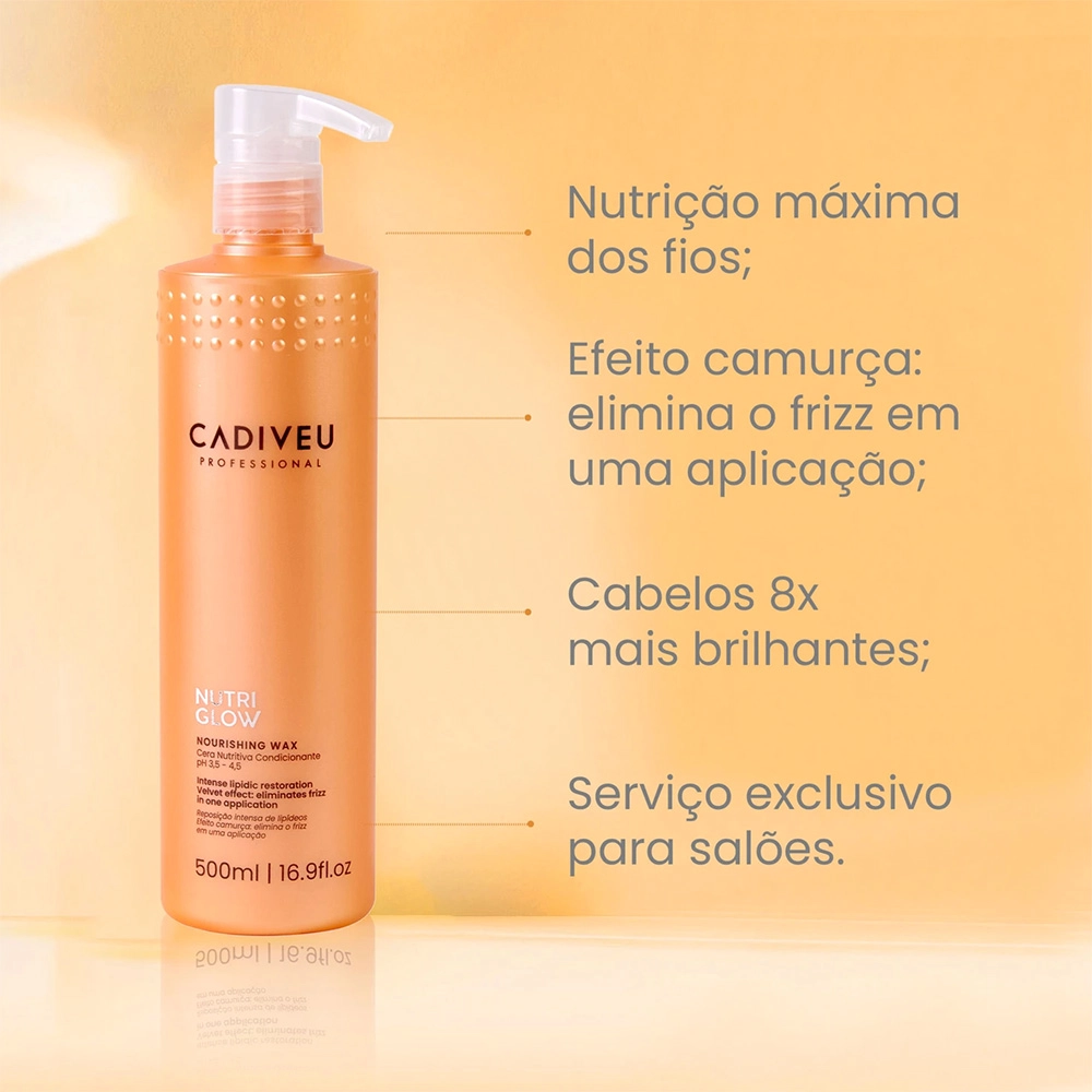 Produto: Cera Nutritiva Condicionante Cadiveu Nutri Glow 500ml