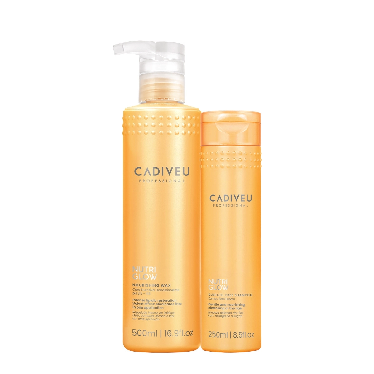 Kit Cadiveu Professional Nutri Glow Shampoo e Cera (2 produtos) Produto: Kit Cadiveu Professional Nutri Glow Shampoo e Cera (2 produtos)