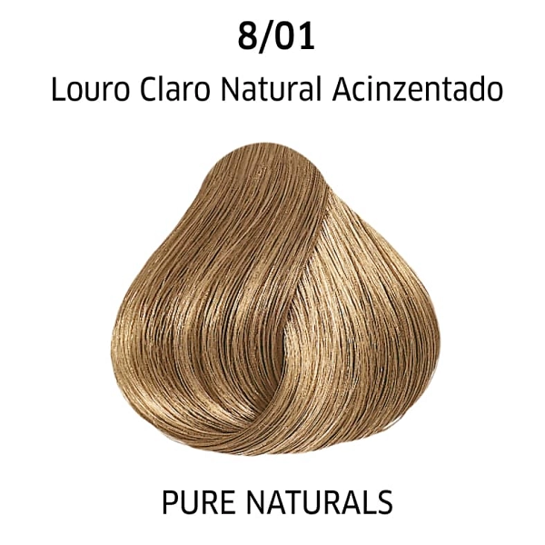 Produto: Coloração Permanente Wella Color Perfect 8.01 Louro Claro Natural Acinzentado 60g