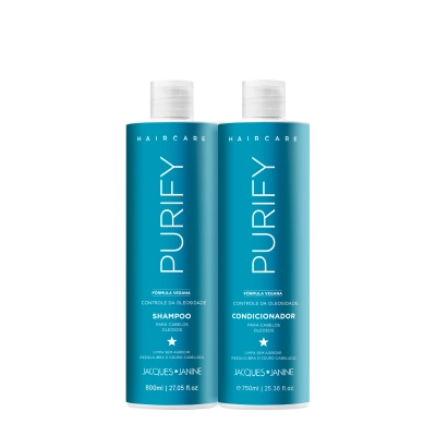 Kit Jacques Janine Professionnel Haircare Purify Duo (2 produtos) Produto: Kit Jacques Janine Professionnel Haircare Purify Duo (2 produtos)