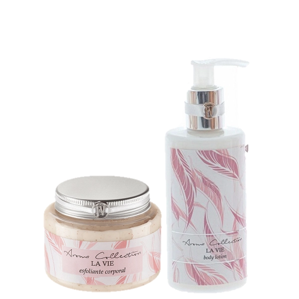 Produto: Esfoliante e Hidratante Corporal La Vie Flora Vie