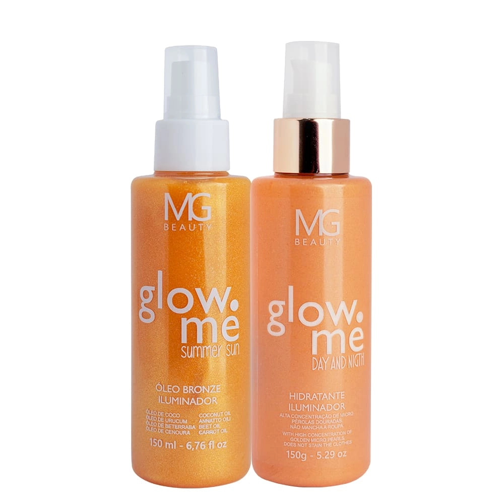 Kit MG Beauty Glow Me Day and Night e Summer Sun (2 produtos) Produto: Kit MG Beauty Glow Me Day and Night e Summer Sun (2 produtos)