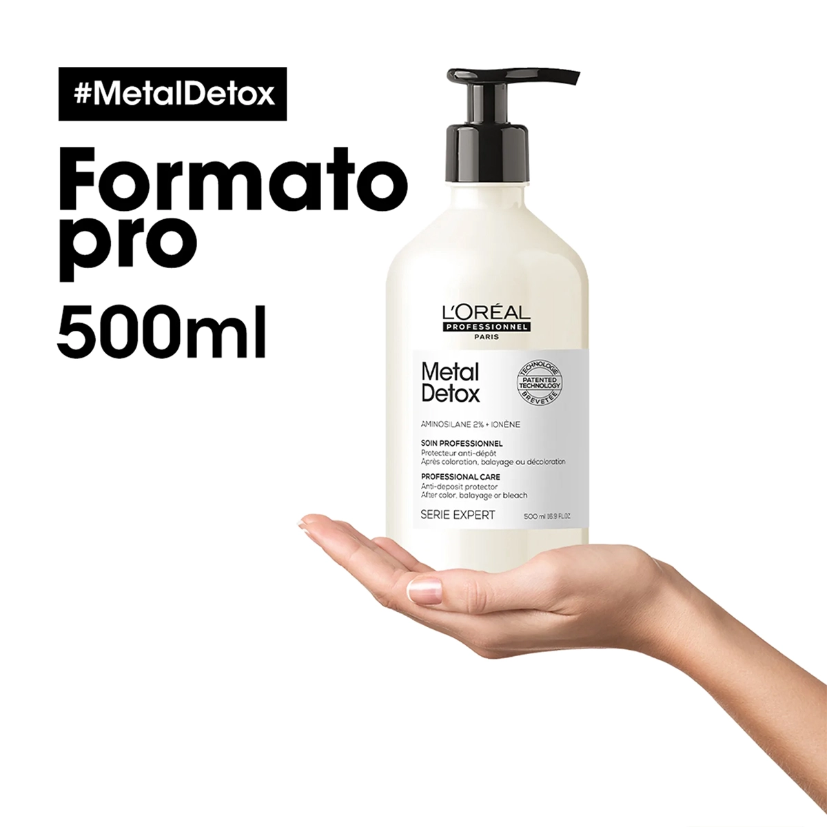 Produto: Kit L'Oréal Professionnel Metal Detox Pré Shampoo Máscara Shampoo Anti-Depósito (4 produtos)