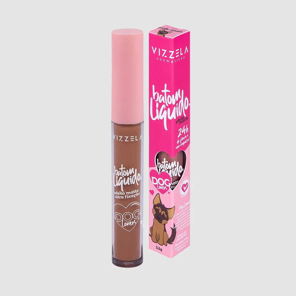 Produto: Batom Líquido Matte Pastor Alemão 14 Vizzela Dog Lovers 3,5g