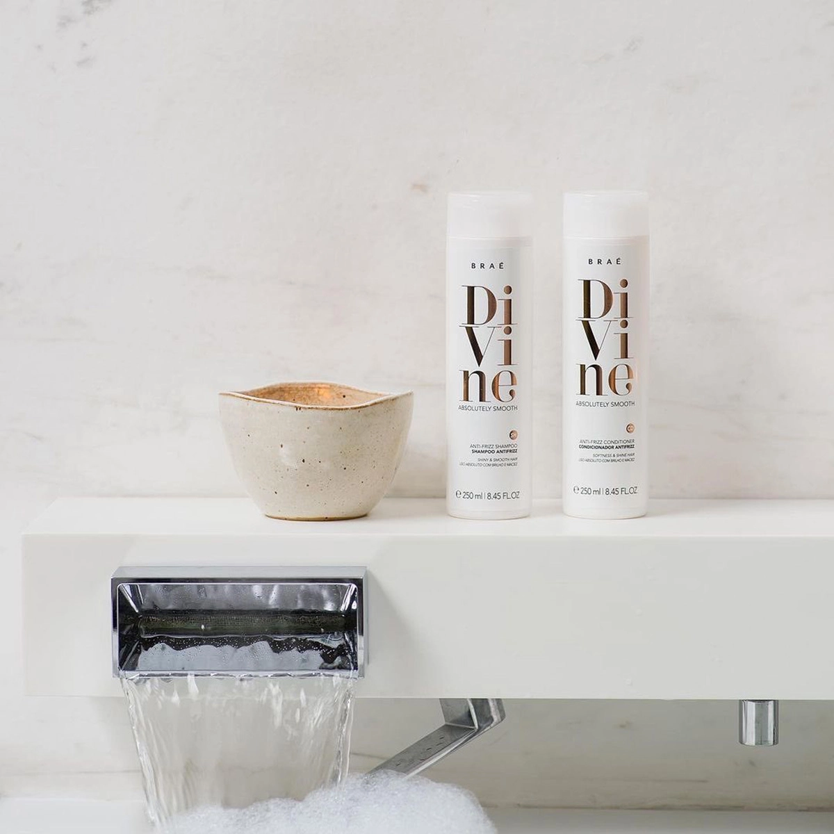 Produto: Kit Braé Divine Anti Frizz Home Care Shampoo Condicionador Máscara Sérum Leave-in