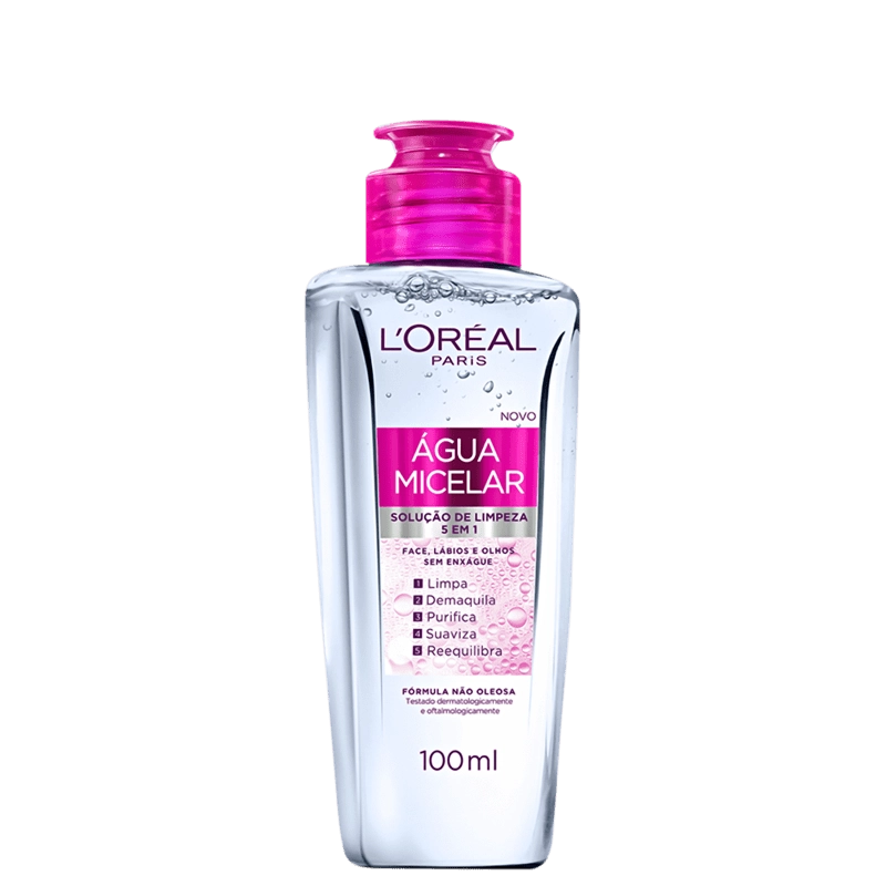 Produto: Água Micelar 5 Em 1 Demaquilante L'Oréal Paris Dermo Expertise 100ml