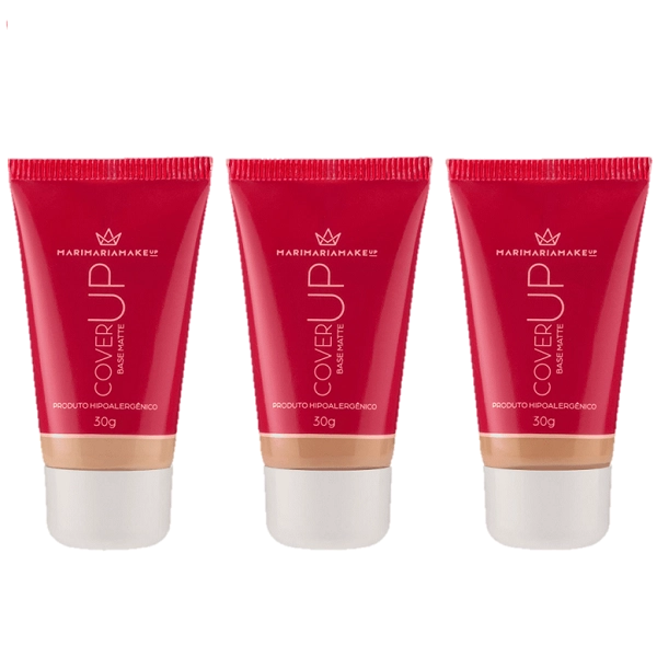Produto: Mari Maria Kit Cover Up Base Matte Cor 02 03 e 04