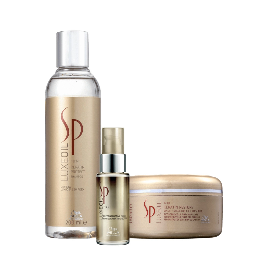 Produto: Wella Professionals Luxe Oil Kit Shampoo Máscara e Óleo (3 produtos)