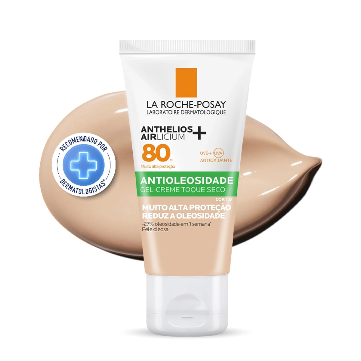 Produto: Protetor Solar com Cor Anthelios Airlicium La Roche-Posay FPS 80 40g