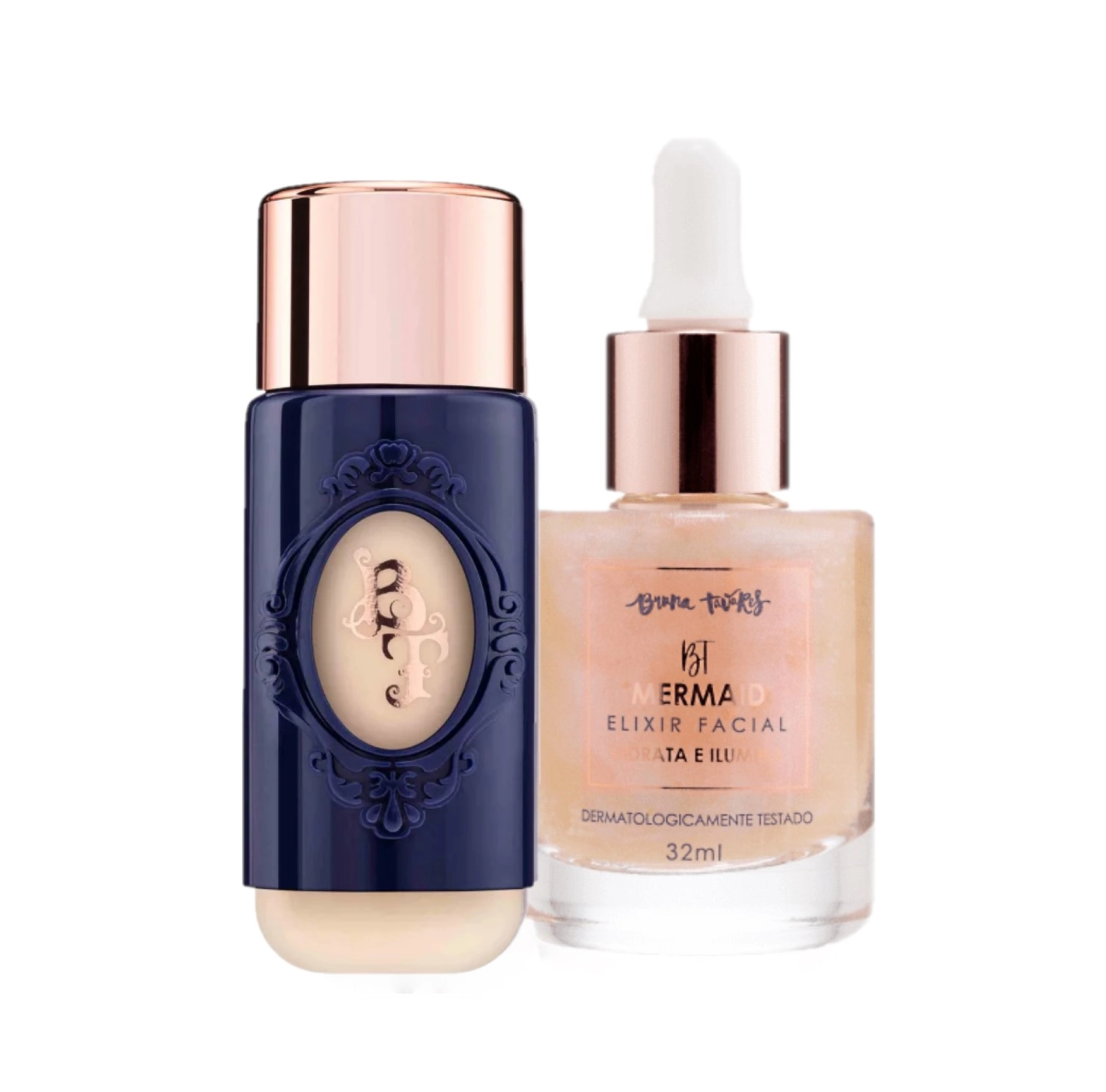 Produto: Kit Bruna Tavares Base F30 Mermaid Preparação da Pele (2 produtos)
