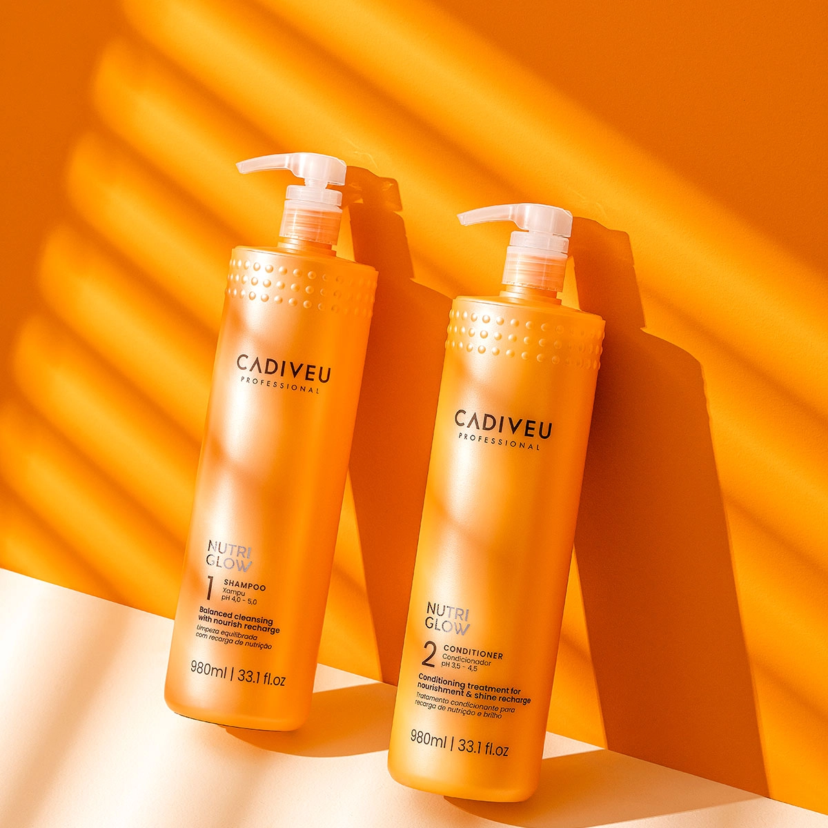 Produto: Kit Cadiveu Professional Nutri Glow Shampoo Condicionador G e Açai Oil (3 produtos)