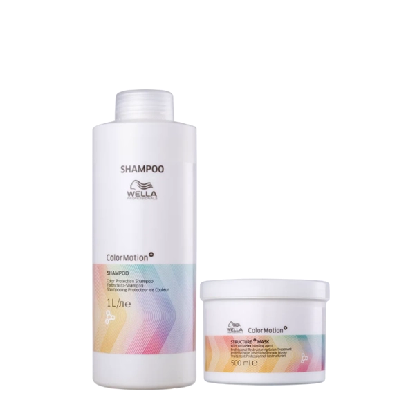 Wella Professionals Color Motion+ - Shampoo 1L+Mascara 500g Produto: Wella Professionals Color Motion+ - Shampoo 1L+Mascara 500g