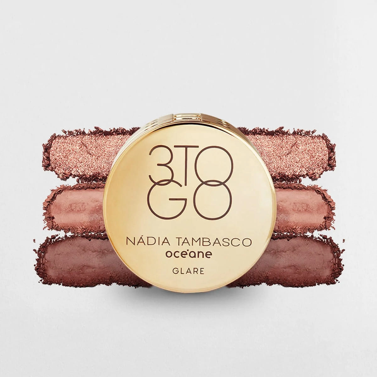 Produto: Paleta de Sombras Glare Océane Nádia Tambasco 3 To Go 7,8g