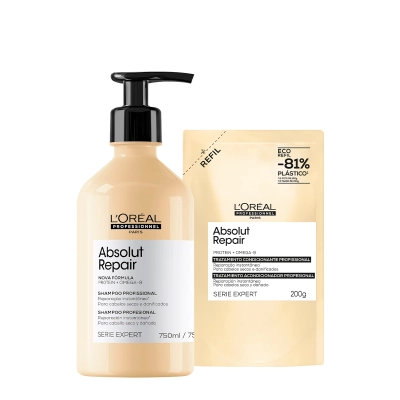 Produto: Kit L'Oréal Professionnel Serie Expert Absolut Repair Shampoo 750ml e Máscara 200g