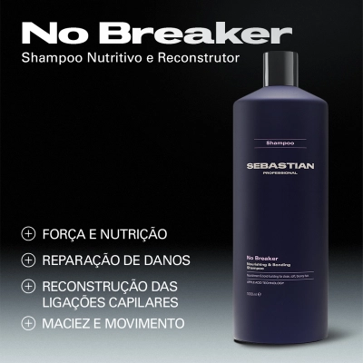 Shampoo No Breaker Sebastian Professional 1L Produto Shampoo No Breaker Sebastian Professional 1L