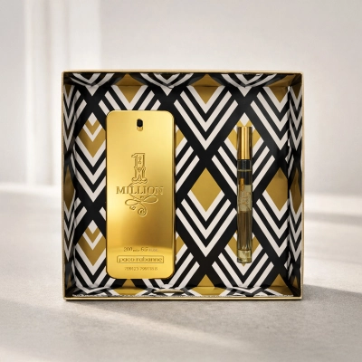 Produto Kit Perfume Masculino Paco Rabanne 1 Million Eau De Toilette 2 Produtos