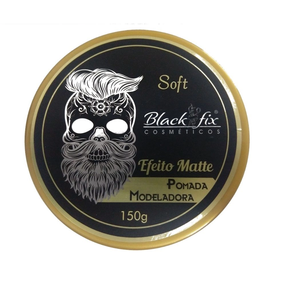 Produto: Pomadas Black Fix Efeito Matte 150g 6 Unidades