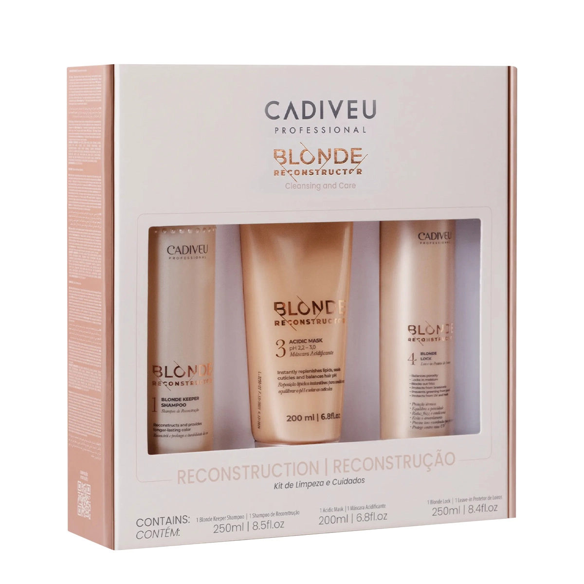 Produto: Cadiveu Professional Blonde Reconstructor Kit Home Care (3 Produtos)