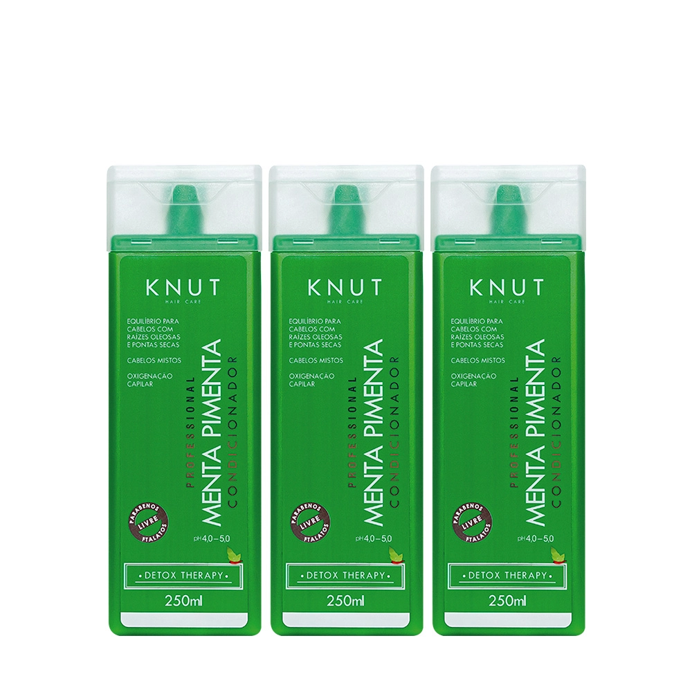 Produto: Kit Knut Professional Menta Pimenta  Condicionador 250ml (3 unidades)