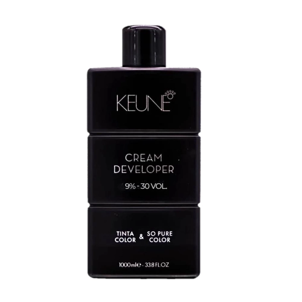 Produto: Kit Keune Tinta Color & So Pure Color 9% - 30 VOL  Oxidante Cremoso 1L (2 unidades)