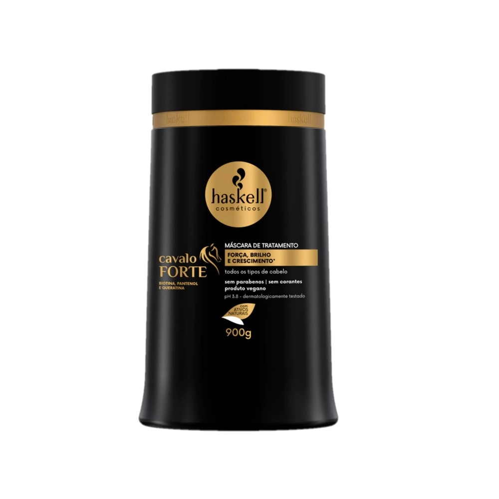 Produto: Máscara de Tratamento Capilar Haskell Cavalo Forte 900g Kit com 2 Unidades