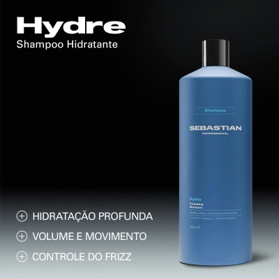 Kit Sebastian Professional Hydre Shampoo 1 Litro Condicionador 1 Litro Máscara 500ml Produto Kit Sebastian Professional Hydre Shampoo 1 Litro Condicionador 1 Litro Máscara 500ml