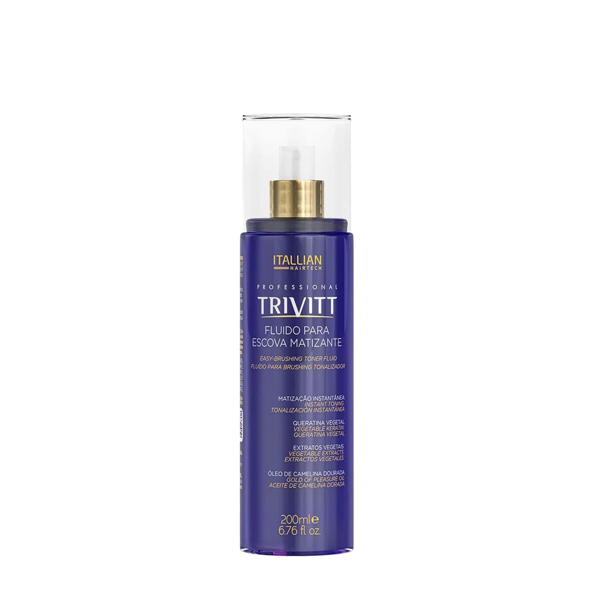 Trivitt Blond Fluido Para Escova Matizante 200ml Produto: Trivitt Blond Fluido Para Escova Matizante 200ml