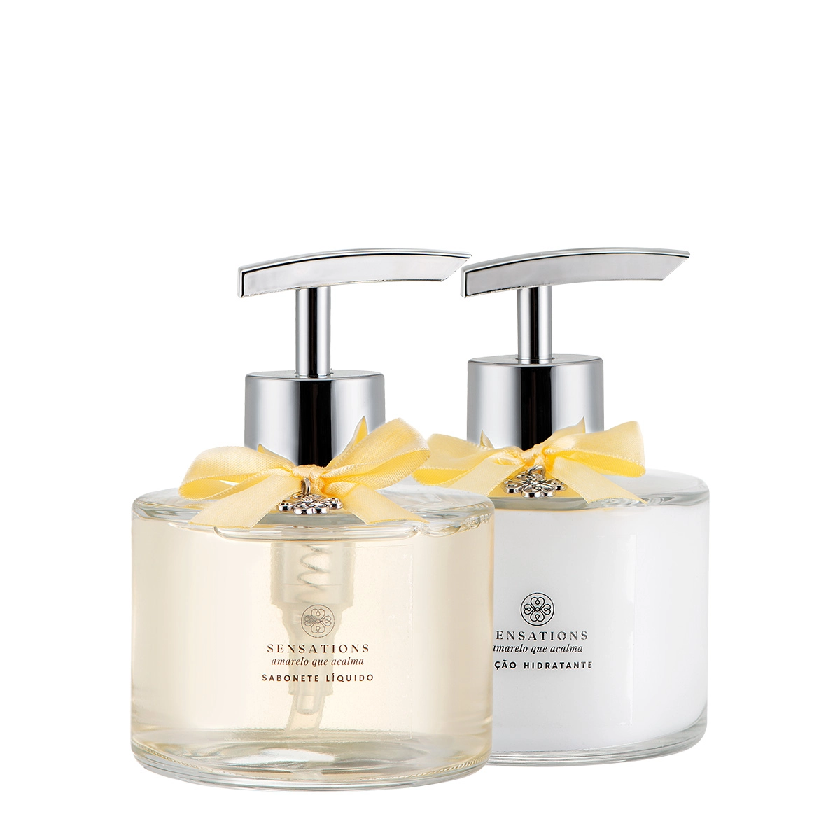 Produto: Kit Flora Vie Sensations Amarelo Que Acalma Sabonete Líquido e Loção Hidratante (2 produtos)