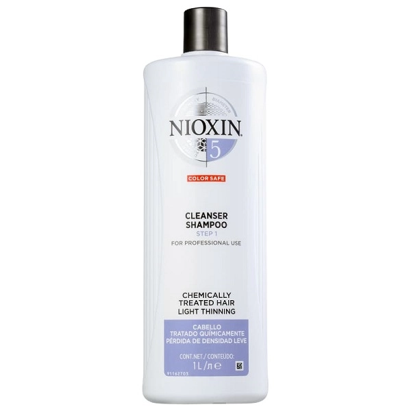 Produto: Nioxin Sistema 5 - Shampoo Contra Afinamento Capilar 1L