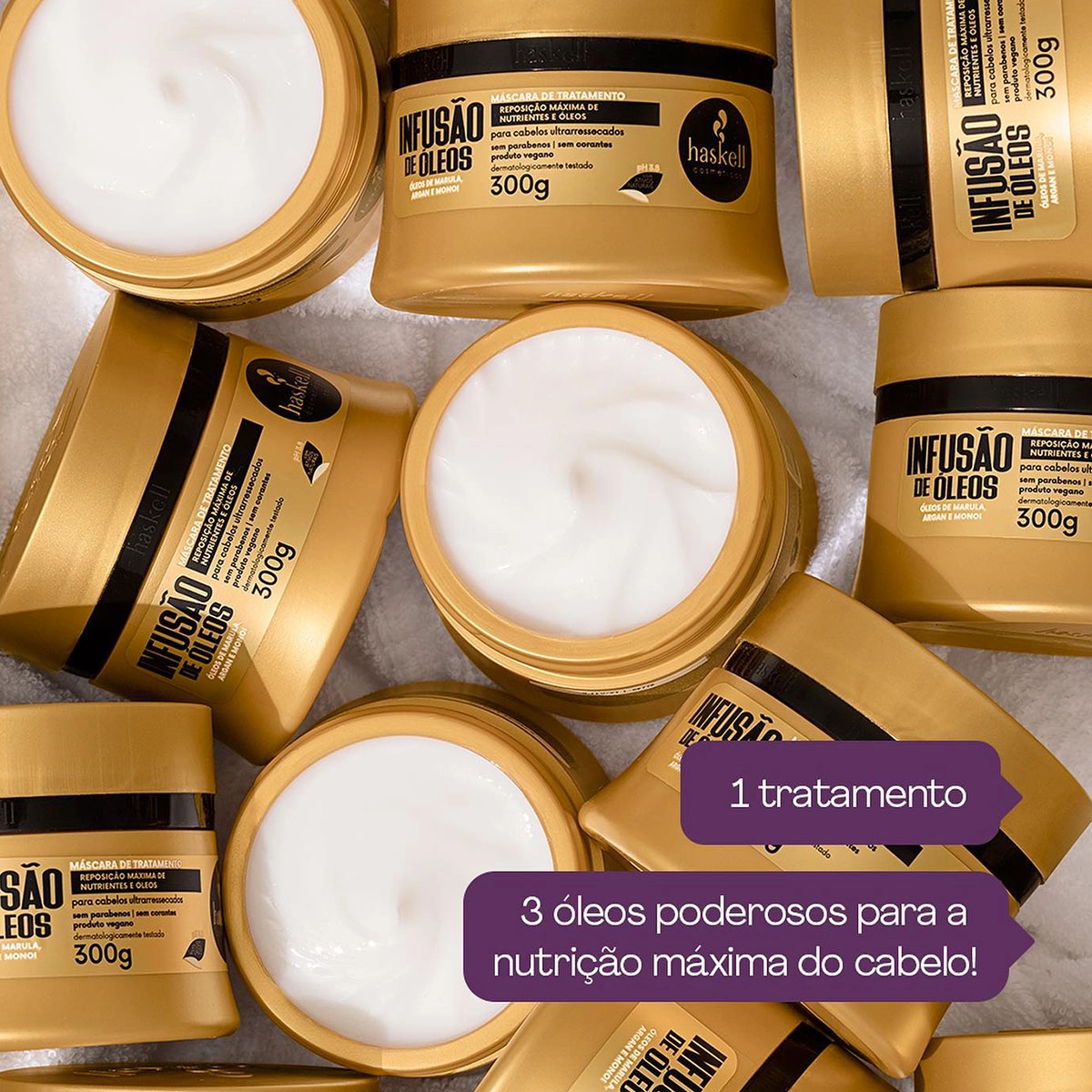 Produto: Kit Haskell Infusão de Óleos Máscara Capilar Extra (2 unidades)