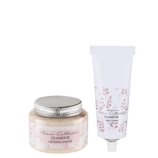 Esfoliante Corporal e Creme Para as Maos Kit Glamour Flora Vie 200g Produto: Esfoliante Corporal e Creme Para as Maos Kit Glamour Flora Vie 200g