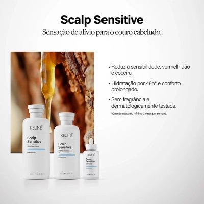 Kit Keune Scalp Sensitive Cuidado Completo Couro Cabeludo Sensível 3 Produtos Produto Kit Keune Scalp Sensitive Cuidado Completo Couro Cabeludo Sensível 3 Produtos
