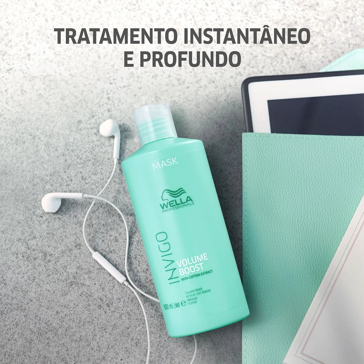 Produto Máscara Capilar Invigo Volume Boost Crystal Wella Professionals 500ml