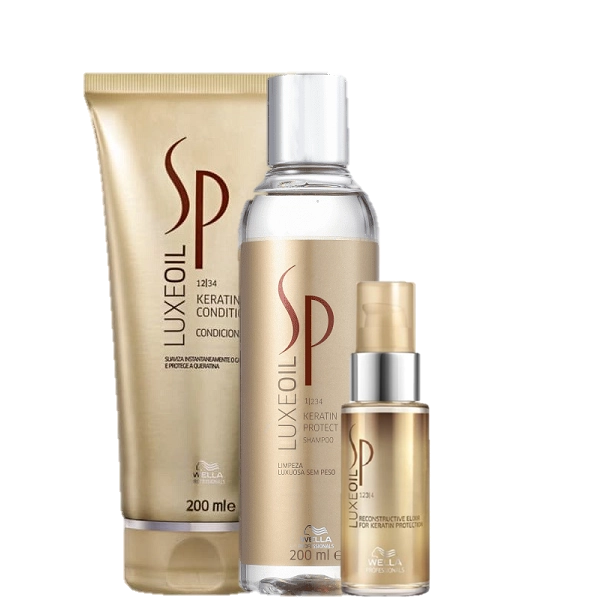 Produto: SP System Professional Luxe Oil Keratin Protect Duo 200ml e Oleo Capilar 30ml